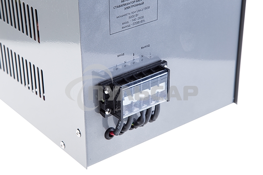 Стабилизатор напряжения АСН-5000/1-Ц 1ф 5кВт IP20 релейный Ресанта 63/6/6