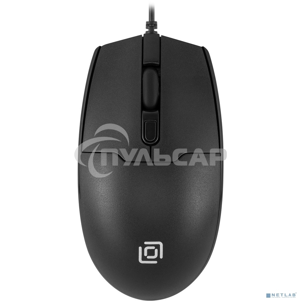 Мышь проводная Oklick 147M V2 черный, 2000 dpi, USB, кнопки - 4