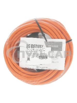 Удлинитель-шнур силовой Garden Series, б/з, ПВС, 10м, 1 розетка, 2*1,5 мм Denzel