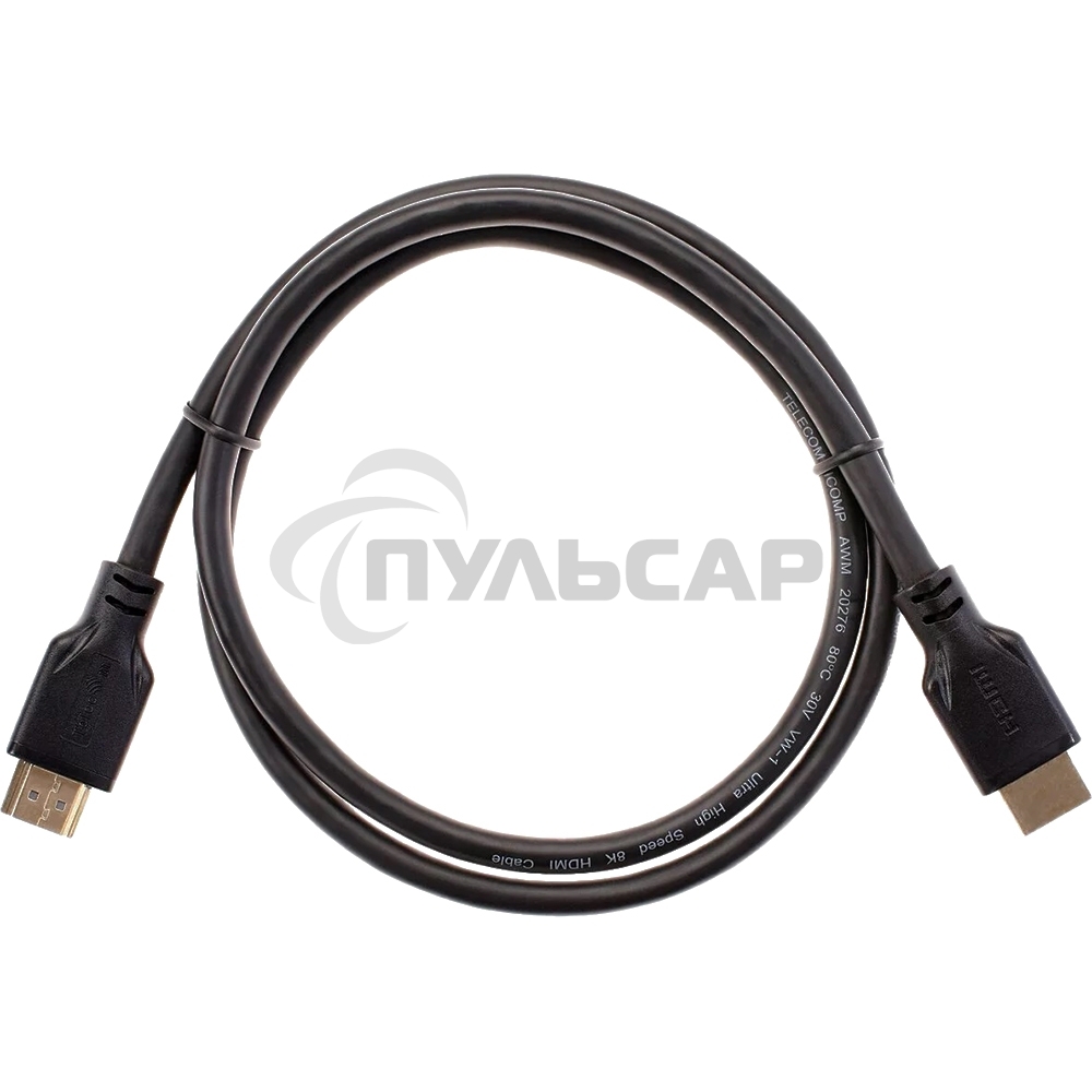 Кабель HDMI 19M/M,ver. 2.1, 8K@60 Hz 1m Telecom <TCG255-1M>