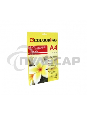 Фотобумага CG-БС-260-А4-м-50 микропористая сатин, 260 г/м2, А4, 50 листов, 5760 dpi КГ24-50