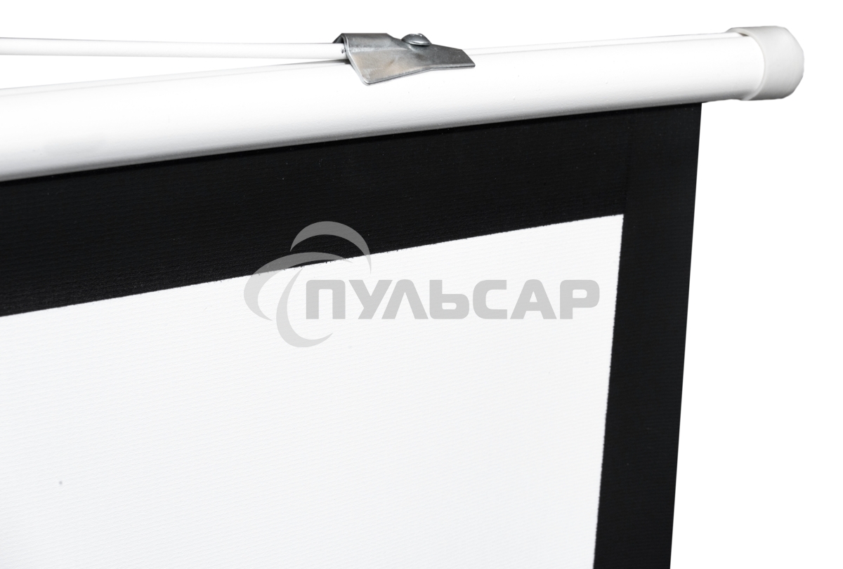 Экран Sakura 180x180см TriScreen 1:1 напольный рулонный белый100' Matt White (MW), серый корпус