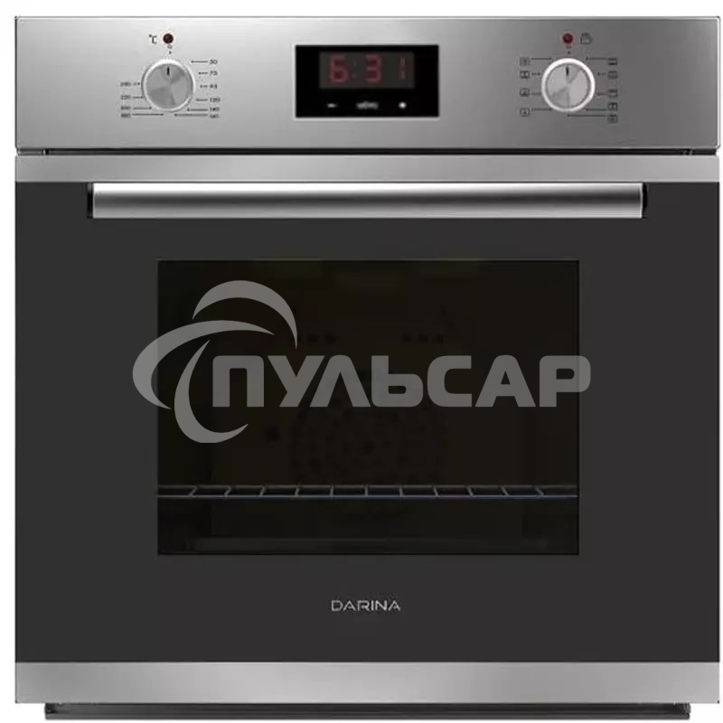 Духовой шкаф электрический Darina 1U5 BDE 112 708 X5 серебристый, встраиваемый