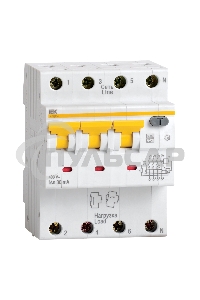 Выключатель автоматический дифференциального тока Iek MAD22-6-025-C-30 АВДТ 34 C25 30мА