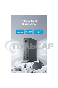 Мультифункциональная док-станция Vention USB Type C 14 в 1 с поддержкой Thunderbolt 4