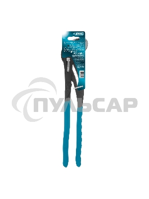 Клещи переставные, кнопочный механизм, обливные рукоятки, 400 мм Gross