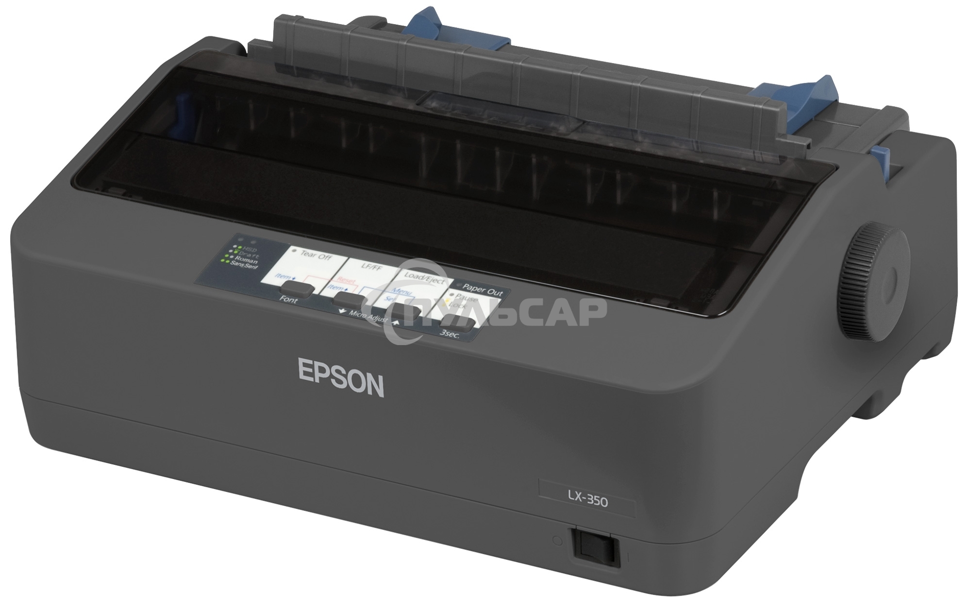 Принтер матричный Epson LX-350 (C11CC24031/C11CC24032), (А4, 357 cps (12 cpi), USB, LPT, COM)
