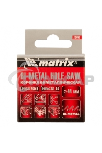 Коронка Matrix BIMETAL, 44 мм