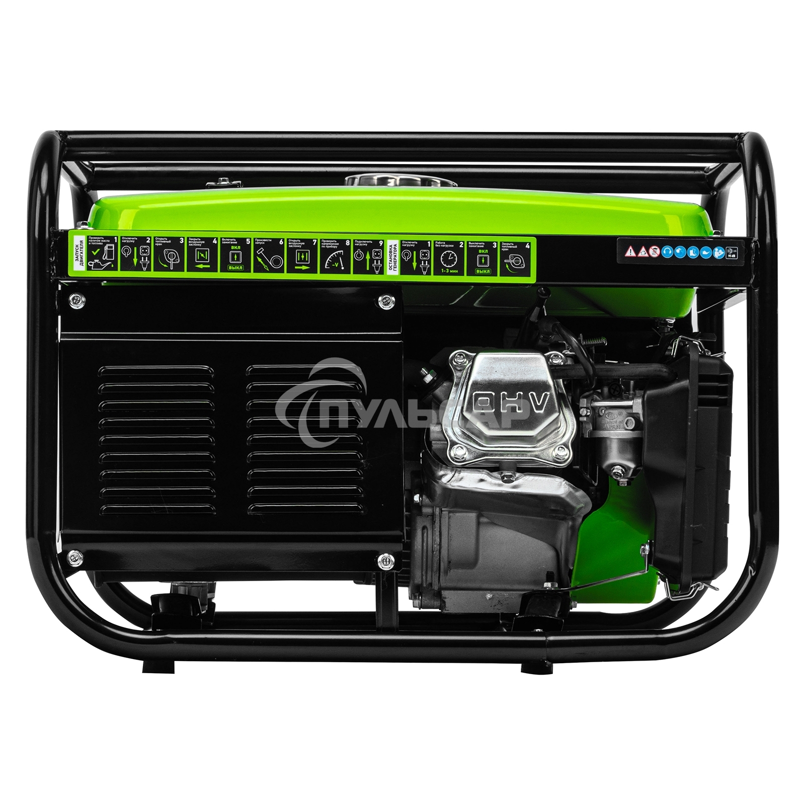 Электрогенератор бензиновый СИБРТЕХ БС-2500, 2.2 кВт, 95 дБ, 36.8 кг