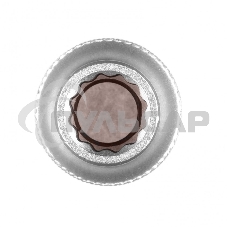 Головка торцевая, 13 мм, 12-гранная, CrV, под квадрат 1/2