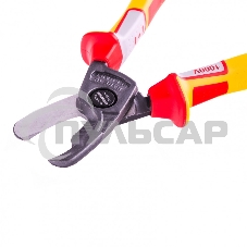 Кабелерез, диэлектрические рукоятки до 1000 В, трехкомпонентные рукоятки, 210 мм Gross