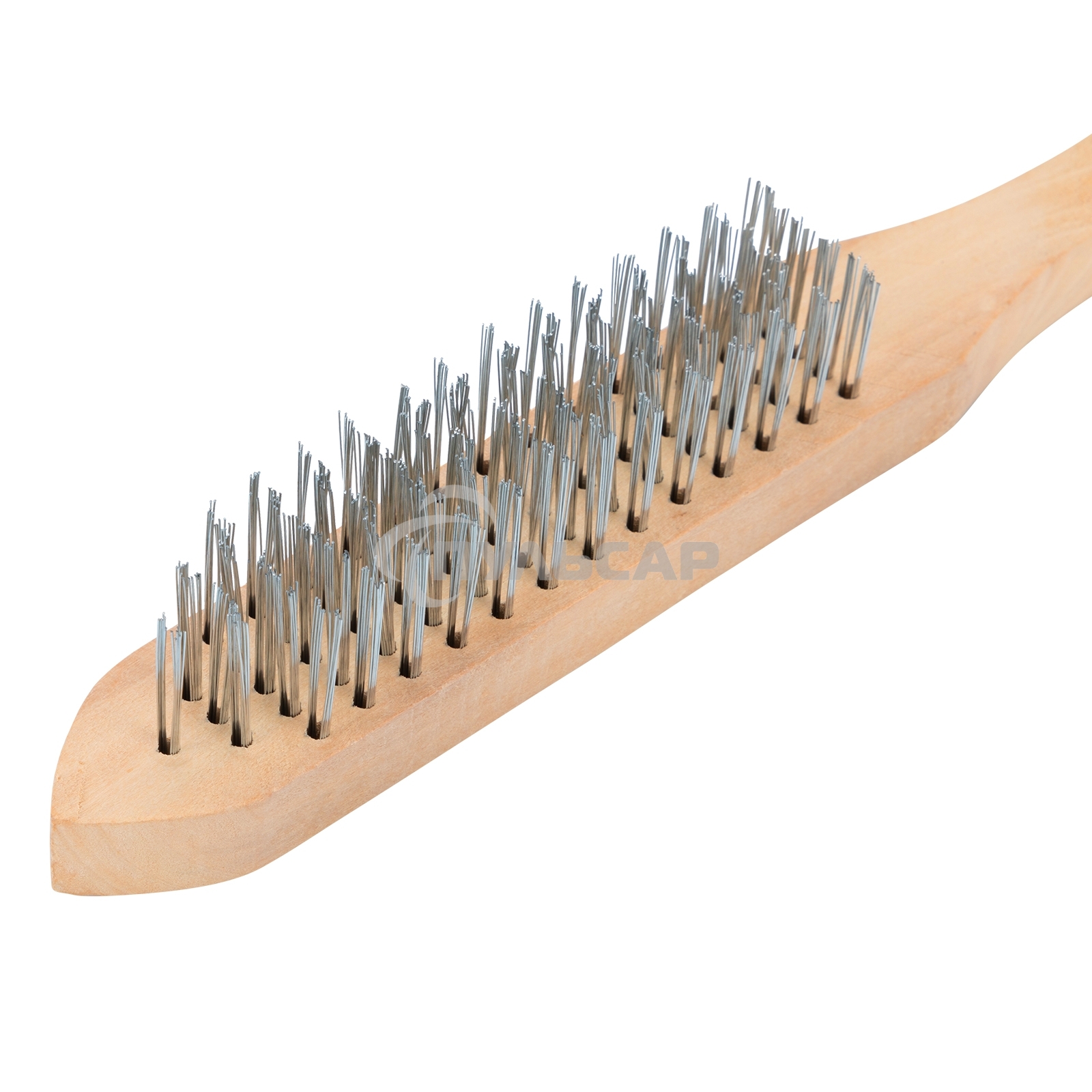 Кордщетка ручная SPARTA 748245 5-рядная металлическая с деревянной ручкой