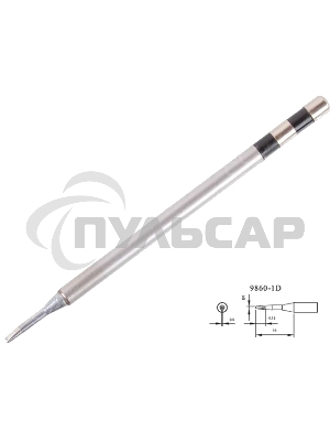 Жало для паяльника Quick 9860-1D