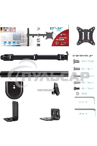 Кронштейн Arm media LCD-T10 черный 6 шт/уп. Кр. стал. настол. для мон. 15