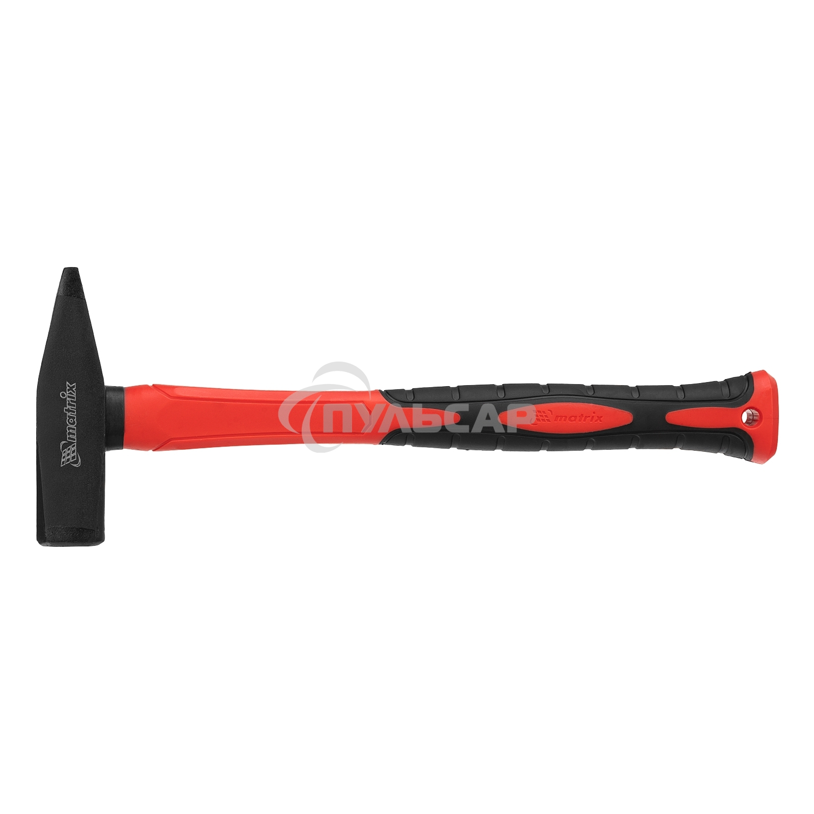 Молоток слесарный' Matrix 'optimal'', 600 г, фибергласовая обрезиненная рукоятка, квадратный боек