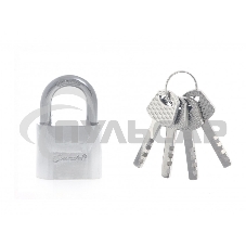 Замок навесной Matrix, хромированное покрытие 40 мм