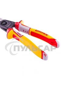 Кабелерез, диэлектрические рукоятки до 1000 В, трехкомпонентные рукоятки, 210 мм Gross