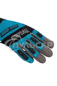 Перчатки универсальные комбинированные, с защитными накладками, STYLISH, размер L (9) Gross