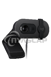 Веб-камера Logitech Webcam Brio 100, 1920x1080, GRAPHITE, защитная шторка, 960-001585