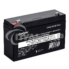Батарея ExeGate EP234537RUS DT 612/EXG6120 (6V 12Ah) клеммы F1