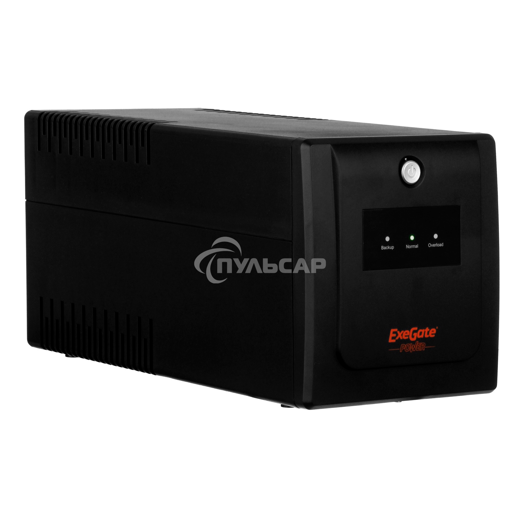 Источник бесперебойного питания ExeGate EP212521RUS Power Back UNB-1500 1500VA, черный, 4 евророзетки