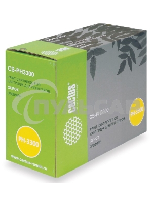Картридж лазерный Cactus CS-PH3300 (106R01412) черный (8000 стр.) для Xerox Phaser 3300 MFP X
