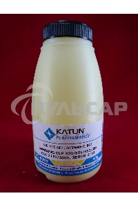 Тонер SAMSUNG CLP 320/325/360/365, CLX 3170/3305, Xerox 6110 yellow, химический (фл.45г.) Katun фас. Россия