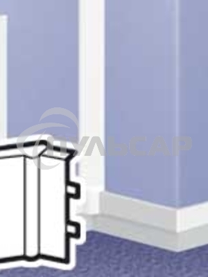 Угол внутренний переменный LEGRAND 030301 для кабель-канала 75х20мм, белый