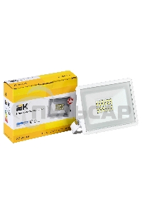 Прожектор уличный IEK СДО LPDO601-30-65-K01 светодиодный 30Вт корп.алюм.белый