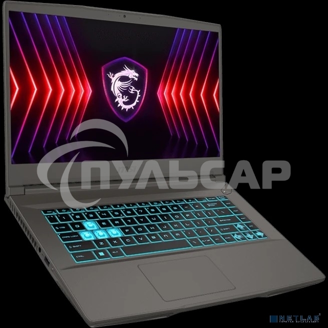 Ноутбук MSI Thin 15 B12UC-3255XRU серый Intel Core i5-12450H/16Gb/SSD1Tb/RTX 3050 4Gb/15.6