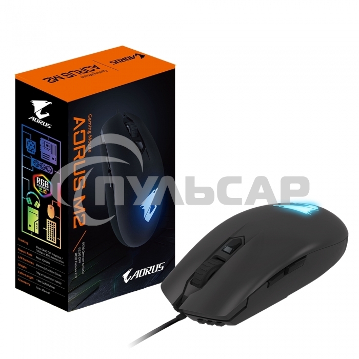 Мышь проводная Gigabyte AORUS M2/USB MICE/IR/BK GM-AORUS M2
