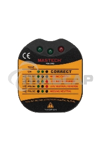 Тестер розеток MS6860D MASTECH