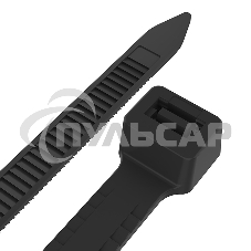 Хомут-стяжкa нейлоновая с тройным замком Rexant 350x4,8 мм, черная, упаковка 100 шт.