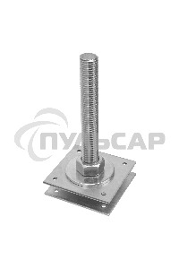 Анкер, регулируемый по высоте, ARH(100)-24, цинк, Россия Сибртех