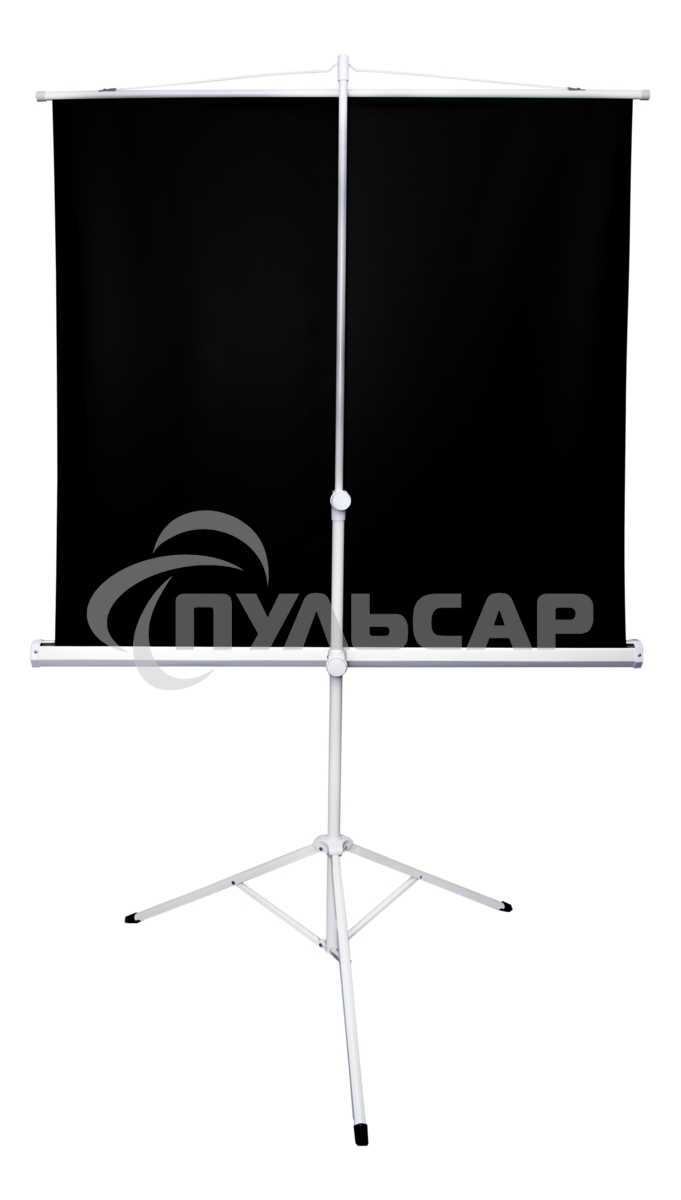 Экран Sakura 180x180см TriScreen 1:1 напольный рулонный белый100' Matt White (MW), серый корпус