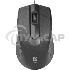 Мышь проводная Defender Optimum MB-270 черный, 1000 dpi, USB, кнопки - 3