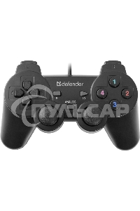Геймпад Defender Omega USB, Проводной геймпад, 12 кнопок, 2 стика