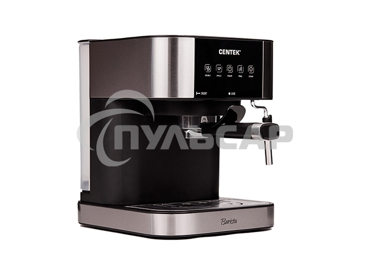 Кофеварка рожковая Centek CT-1164 серебристый, исп. кофе - молотый, 1.5 л, 1150 Вт, 15 бар