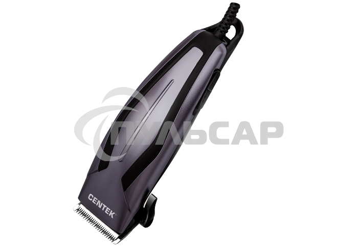 Машинка для стрижки волос Centek CT-2128 черный/фиолетовый