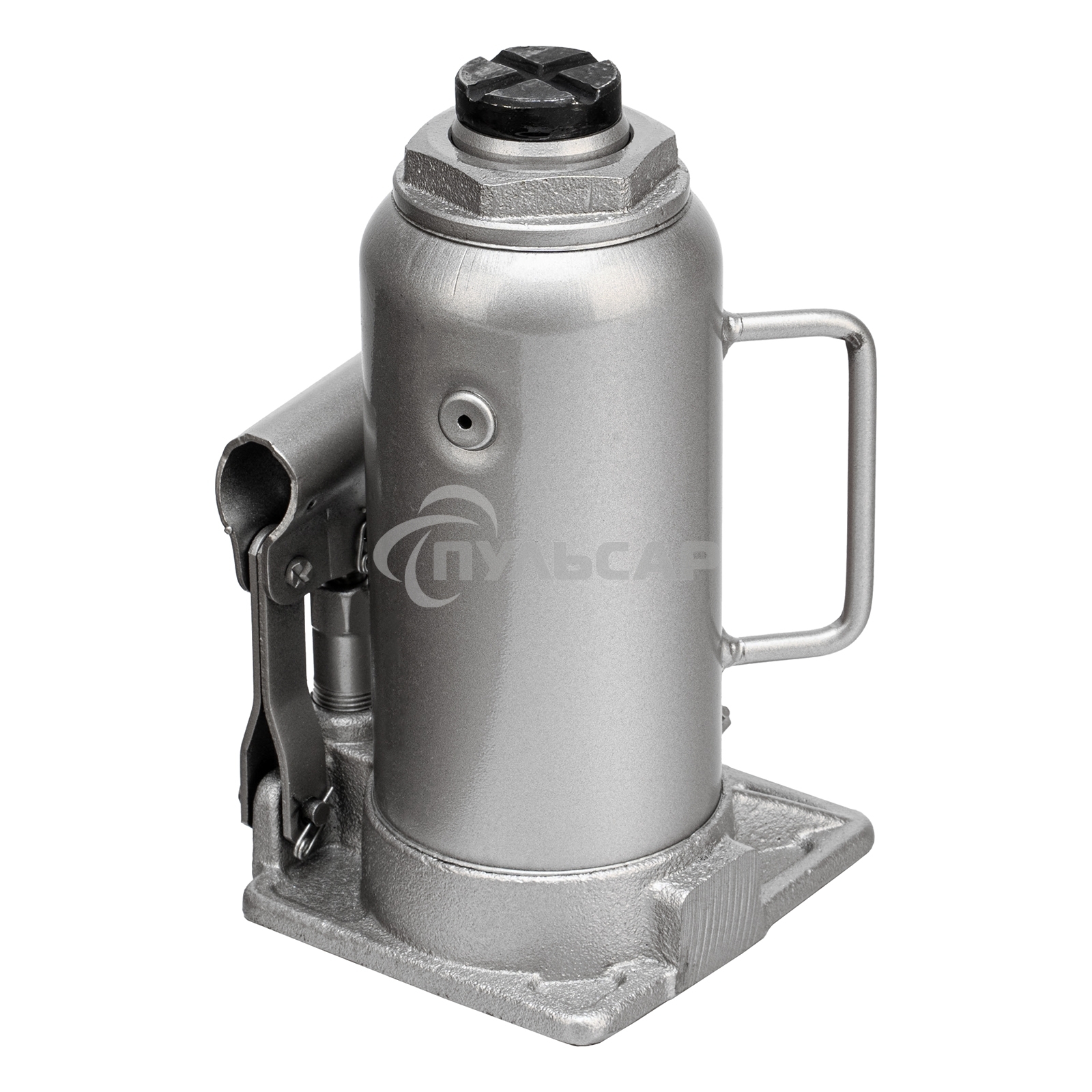 Домкрат гидравлический бутылочный Matrix, 12 т, h подъема 230–465 мм