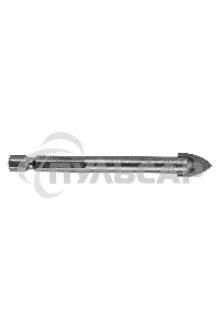 Сверло по керамической плитке и стеклу Matrix, 10 мм, 6-гр хвостовик