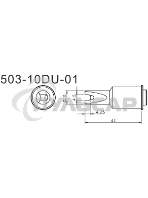 Жало для паяльника Quick 503-10DU-01