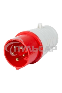 Вилка Rexant 015 переносная 3Р+РЕ+N 16А 380В IP44