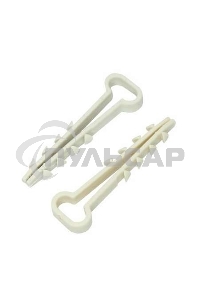 Дюбель-хомут нейлоновый прямоугольный PROconnect 5-10 мм, белый, упаковка 100 шт.