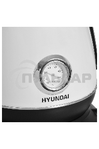 Чайник электрический Hyundai HYK-S4502 1.7л. 2200Вт жемчужный/черный (корпус: нержавеющая сталь/пластик)