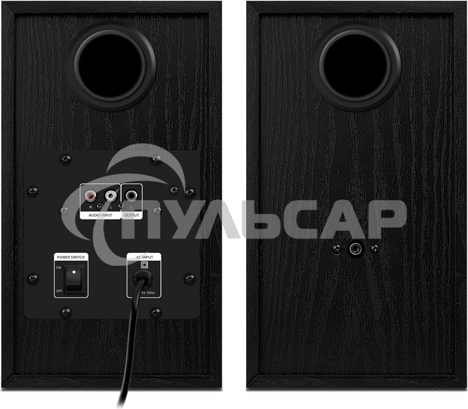 Колонки Sven SPS-614 2.0 (2x20W, Bluetooth, дерево, black)