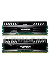 Оперативная память Patriot Viper 3, DDR3, 16Gb (2x8 Gb), 1866 MHz, CL10, DIMM, радиатор, черный