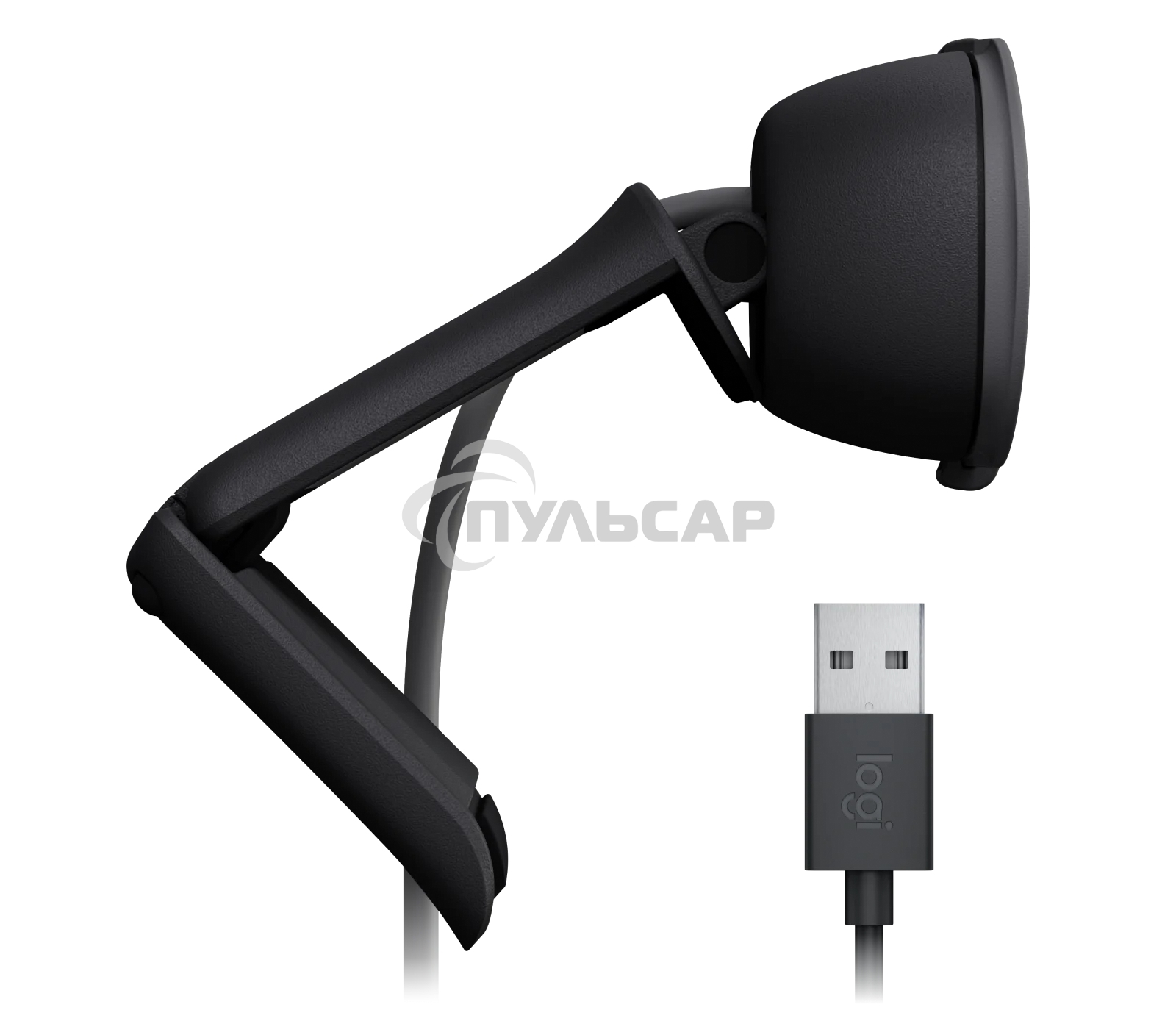 Веб-камера Logitech Webcam Brio 100, 1920x1080, GRAPHITE, защитная шторка, 960-001585