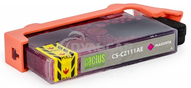 Картридж струйный Cactus CS-CZ111AE №655 пурпурный (14,6 мл) для HP DJ IA 3525/5525/4515/4525