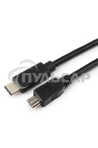 Кабель Cablexpert CCP-USB2-mBMCM-10 USB2.0 microBM/USB3.1TypeC, 3м, 
